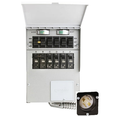 Reliance  Reliance 206A 120/240-Volt 20-Amp 6-Circuit Pro/Tran Indoor Transfer Switch