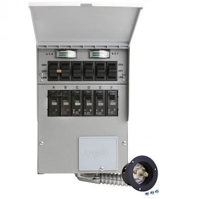 Reliance  Reliance 306A 120-240-Volt 30-Amp 6-Circuit Pro/Tran Indoor transfer Switch