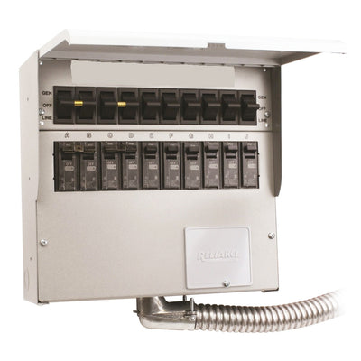 Reliance  Reliance 510D 120/240-Volt 50-Amp 10-Circuit Pro/Tran Indoor Transfer Switch