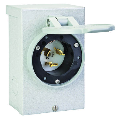 Reliance  Reliance PB50 50-Amp 12,500-Watt 120/240-Volt Non-Metallic Power Inlet Box