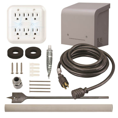 Reliance  Reliance WKPBN3020 250-Volt 30-Amp Generator Through The Wall Kit w/ PC3020M