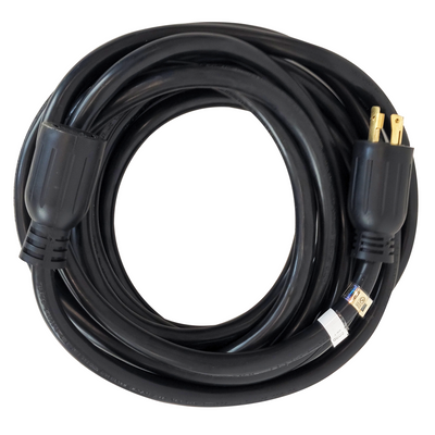 DuroMax  30-Amp 25-Foot 10-Gauge L14-30 Heavy Duty Generator Power Cord for Home Power Backup